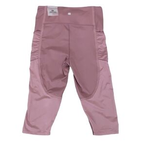 NWT Ardene Move Crop Leggings Dusty Pink Size Large
